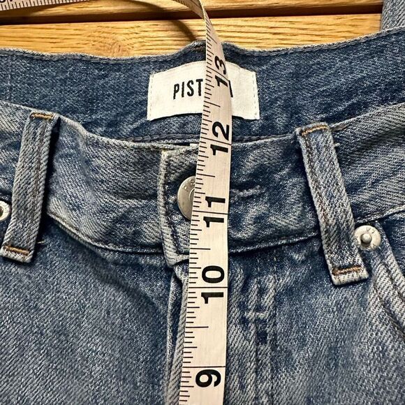 Pistola button fly jeans distressed light wash 29 - Picture 8 of 12